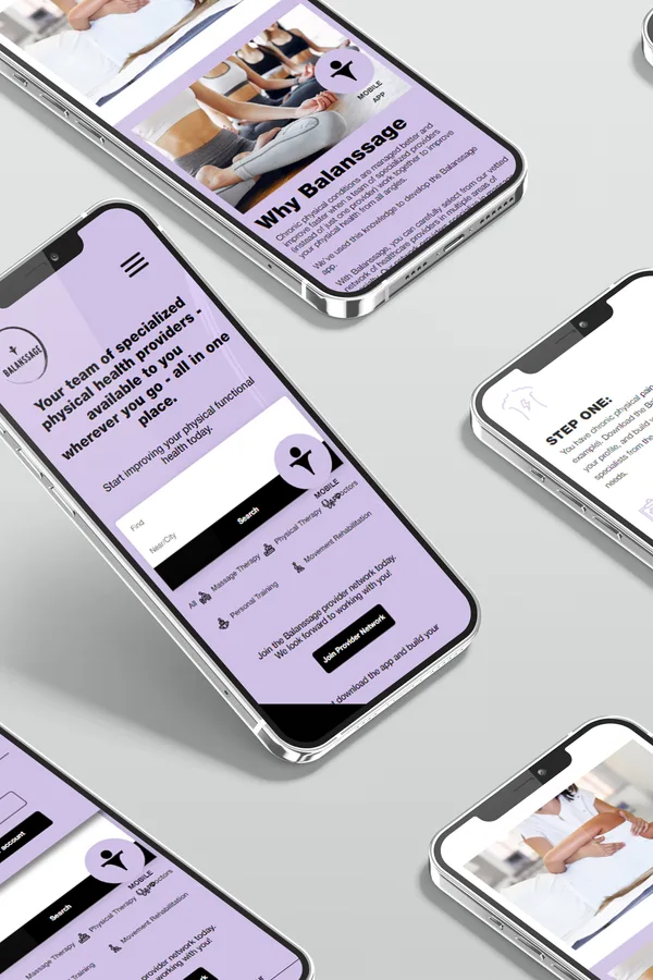 balanssage — health platform mobile app