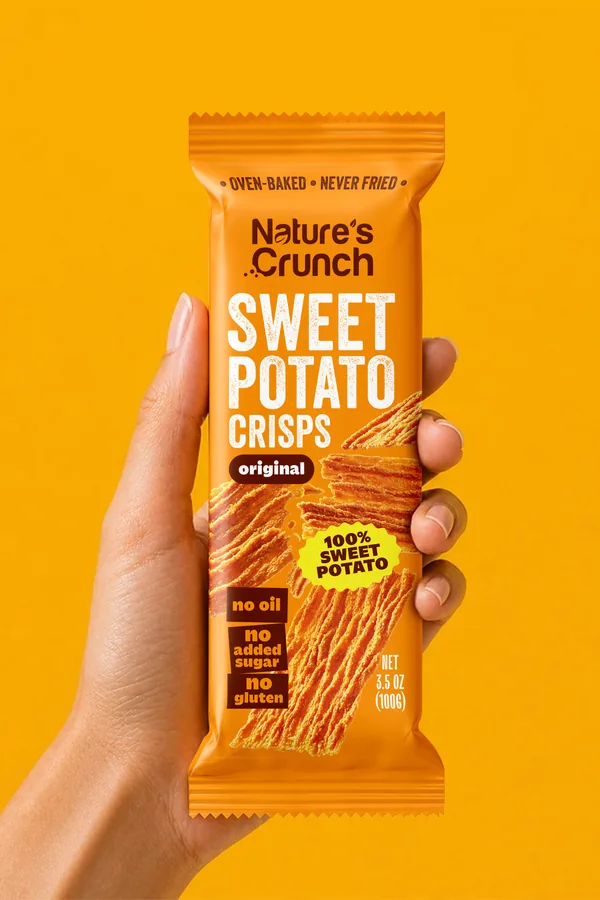 nature's crunch — sweet potato crisps snack pack